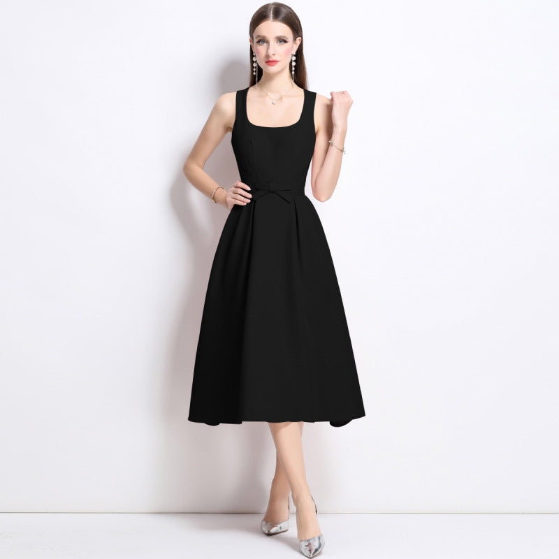 Midnight Grace Midi Dress - 900354051180_BLACK