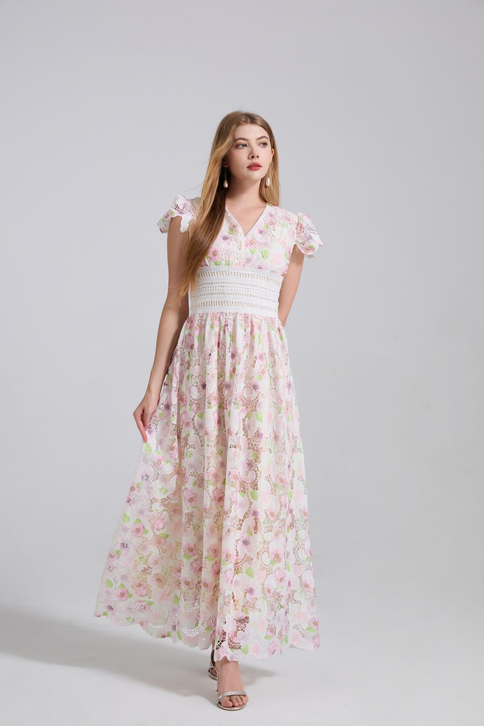 Garden Dream Maxi Dress - 915238273958_PINK