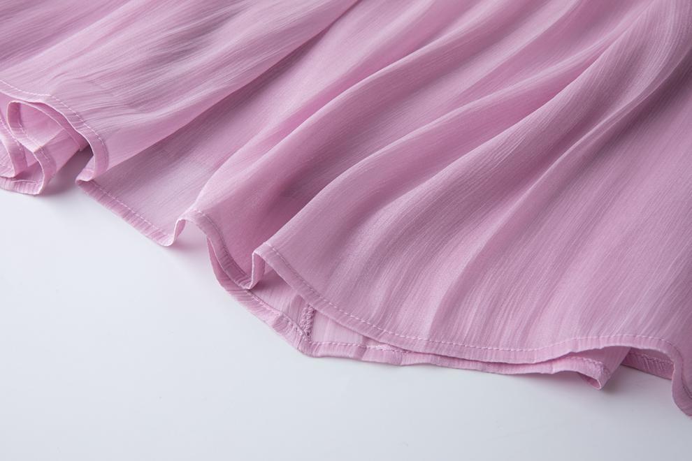 Royal Radiance Pleated Satin Dressy - 905557854806_PINK