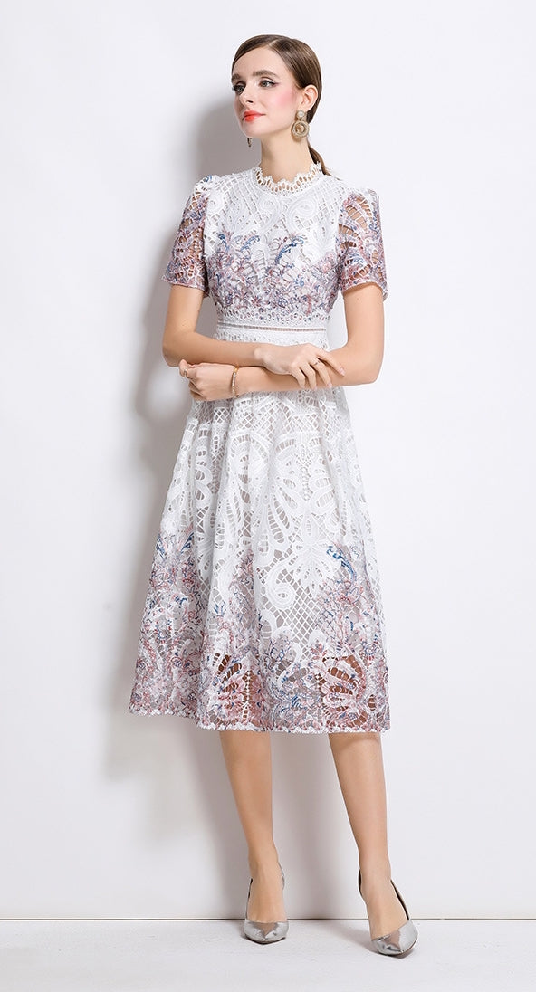 Seraphina Lace Garden Dress