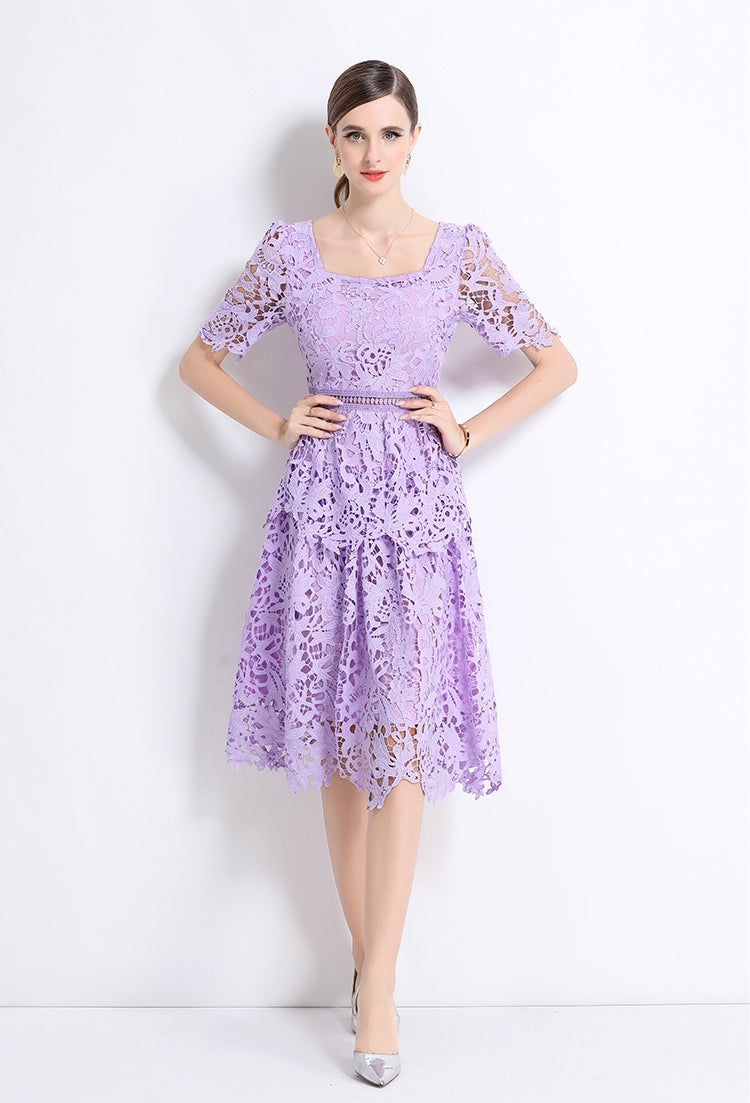 Lavender Grace Lace Dress