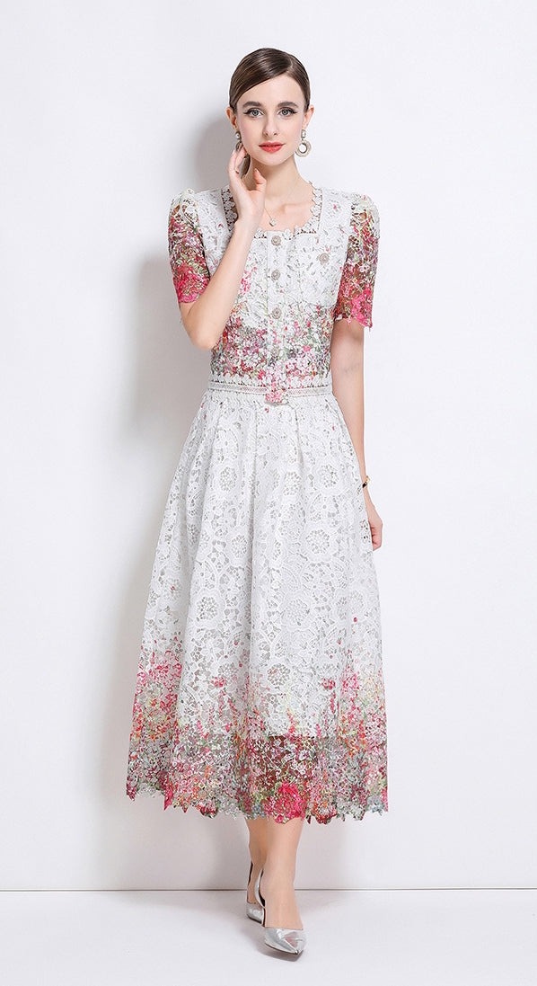 Rosabelle Petal Lace Dress