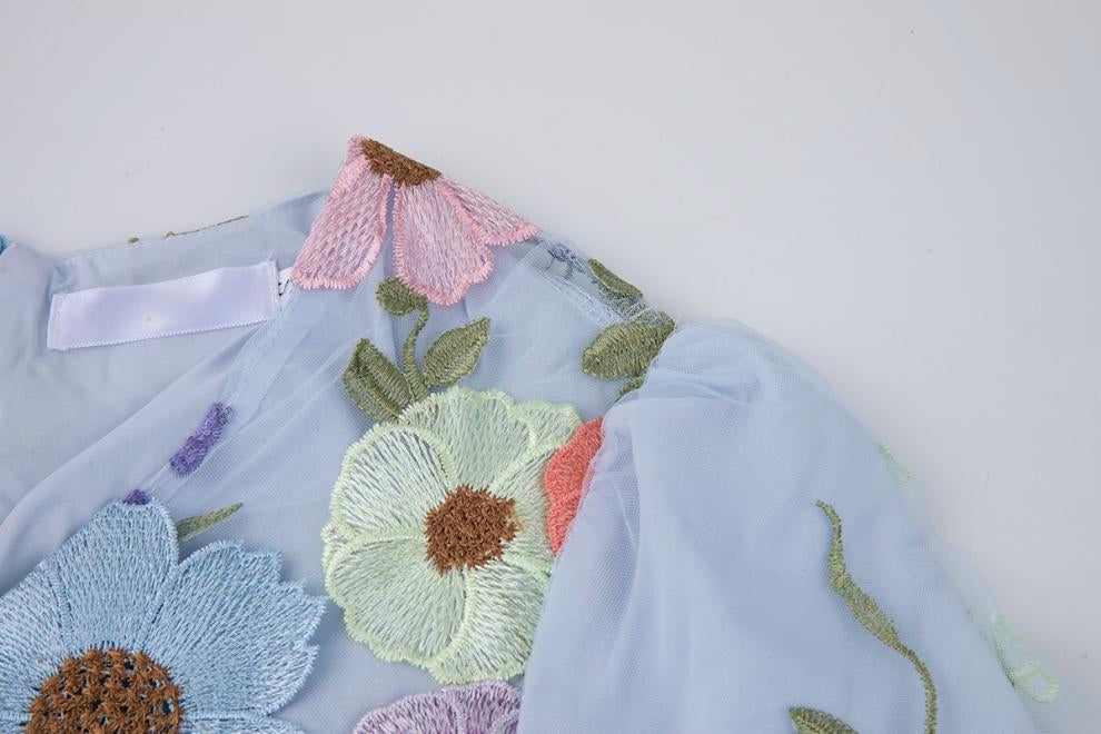 Blossom Elegance Midi Dress