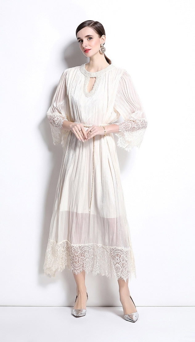 Blossom Elegance Midi Dress