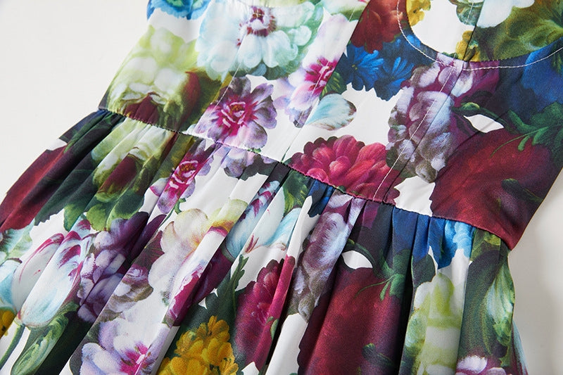 Bloom & Grace Floral Midi Dress