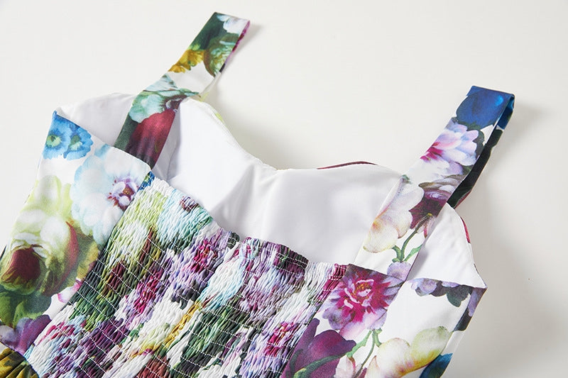 Bloom & Grace Floral Midi Dress