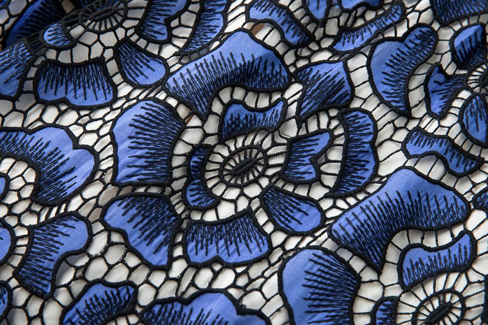 Sapphire Bloom Maxi Dress - 915238273958_BLUE