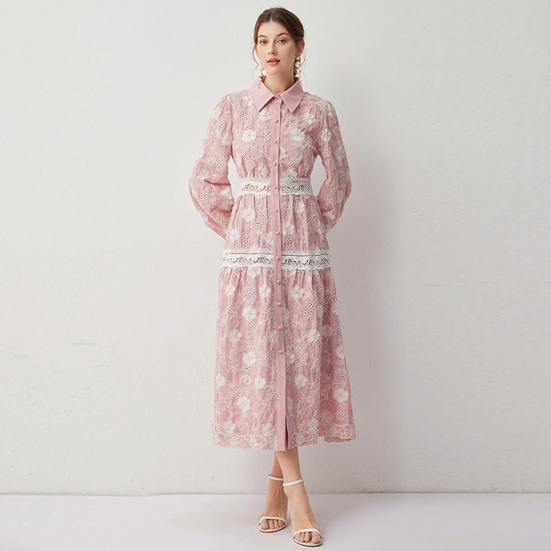 Rose Garden Lace Midi Dress