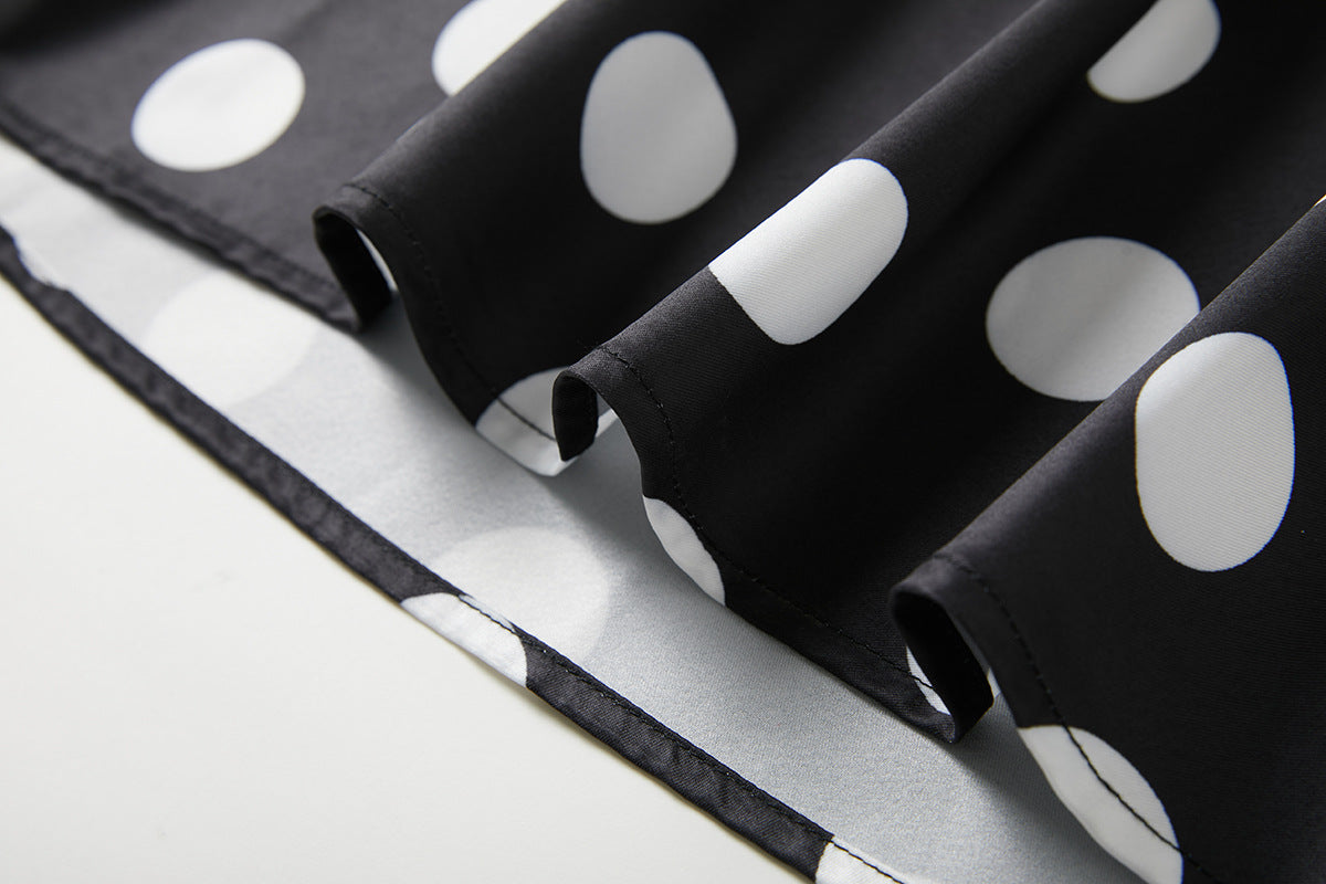 Vintage Polka Dot Midi Dress