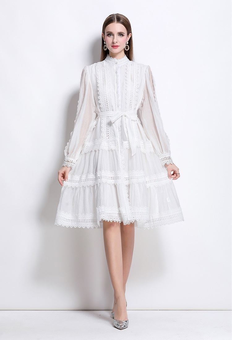 Grace Lace A-Line Dress