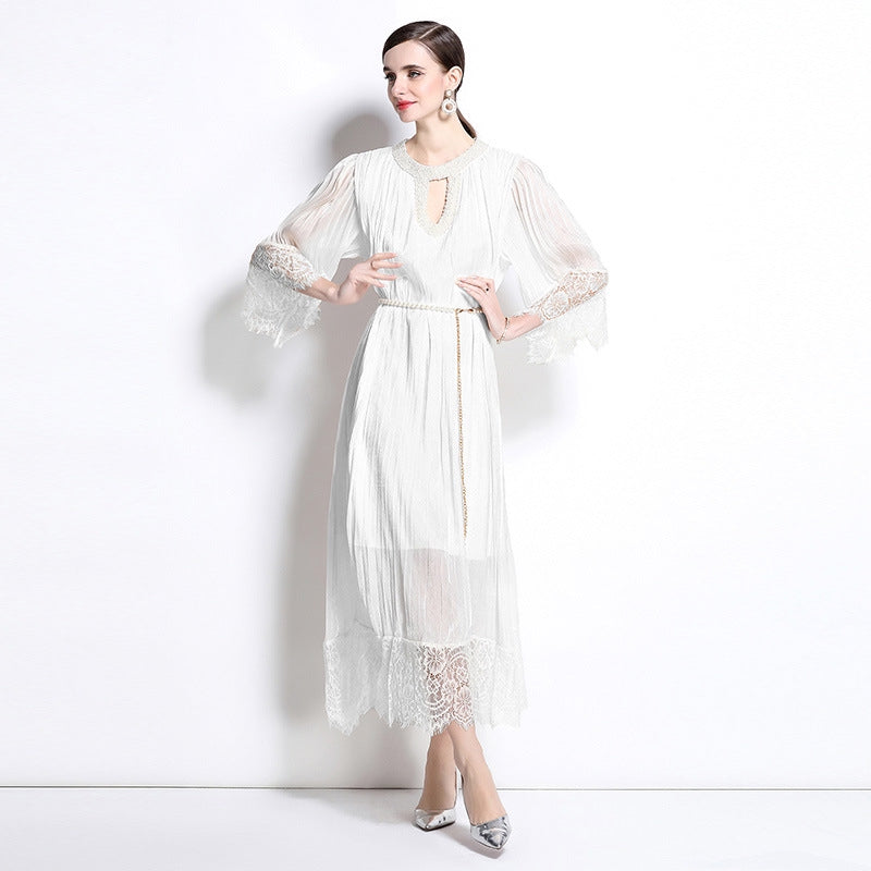 Blossom Elegance Midi Dress