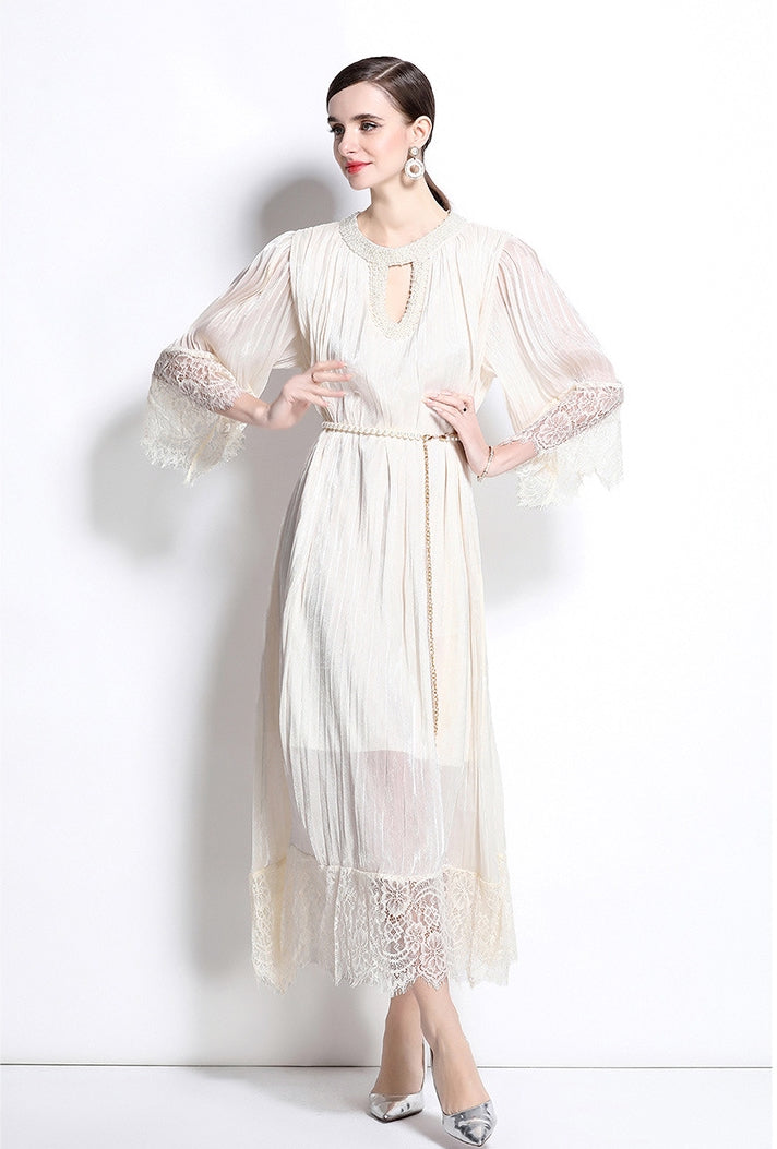 Blossom Elegance Midi Dress