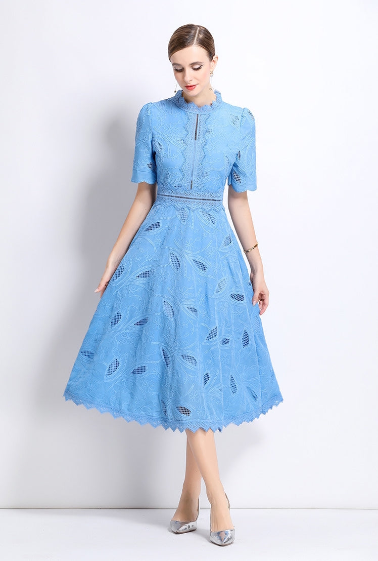 Bluebell Charm Lace Dress