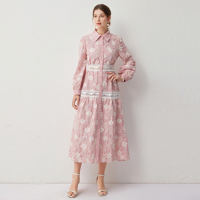 Rose Garden Lace Midi Dress