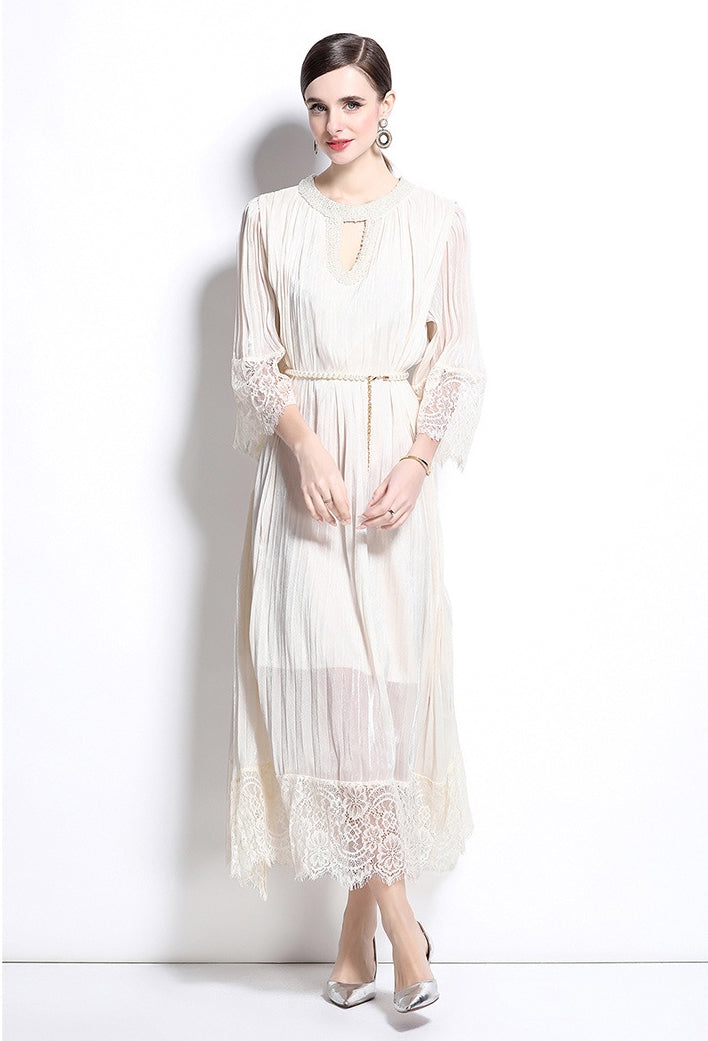 Blossom Elegance Midi Dress