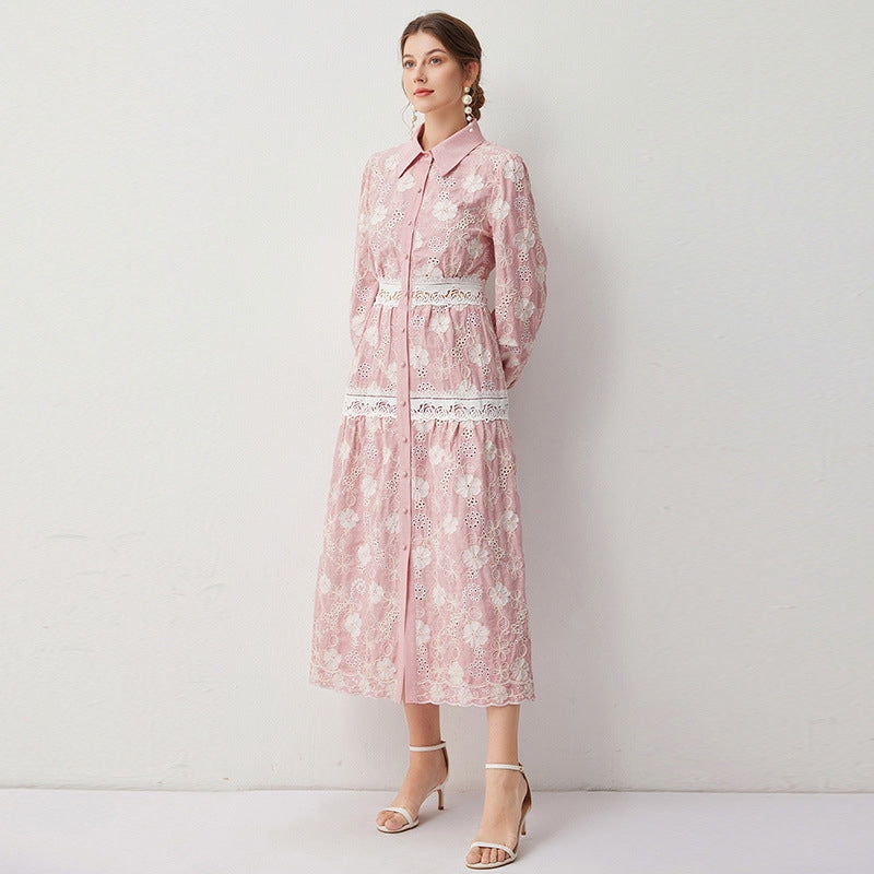 Rose Garden Lace Midi Dress