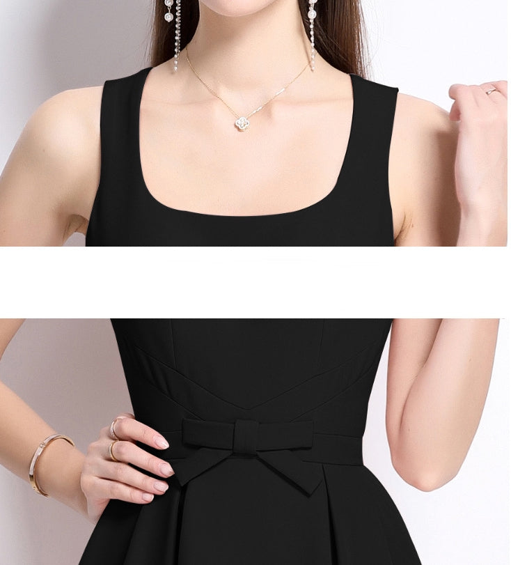 Midnight Grace Midi Dress - 900354051180_BLACK