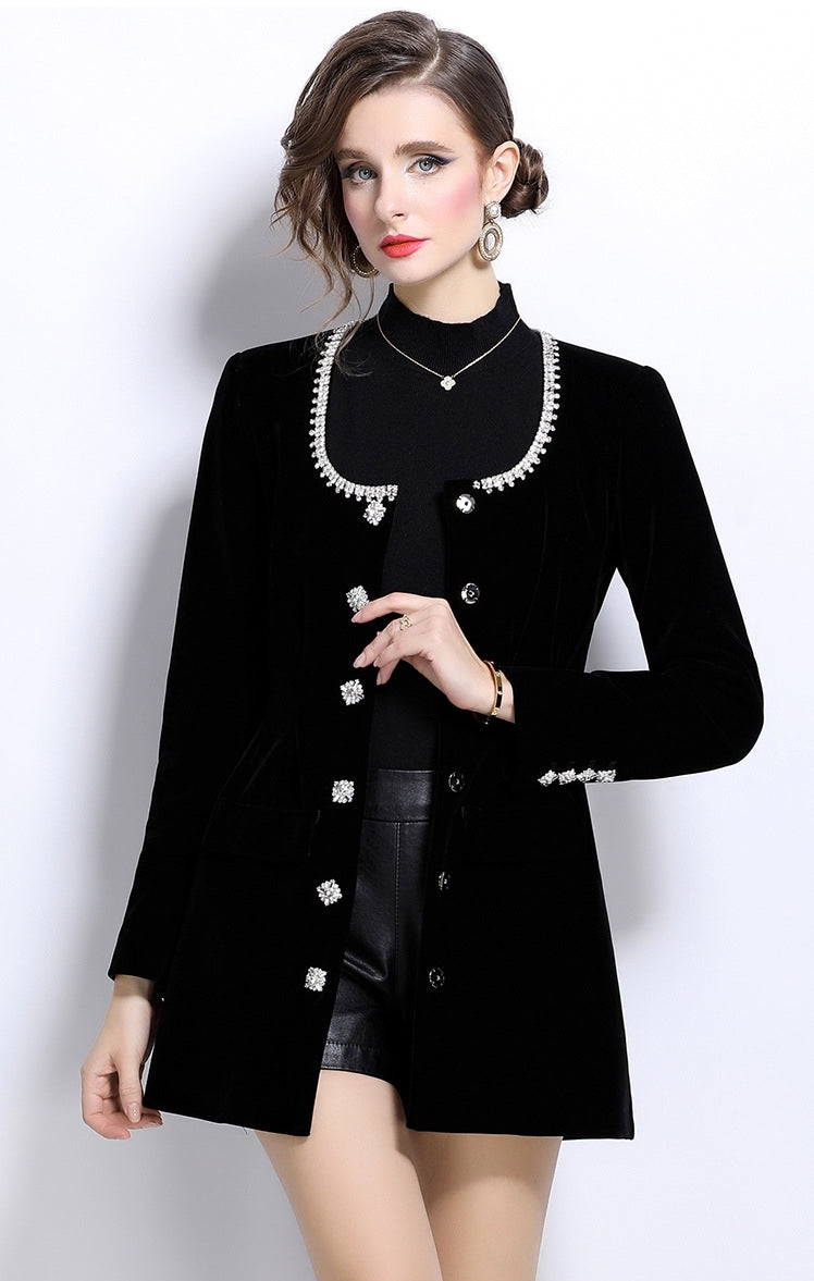 Obsidian Muse Short Jacket Dress