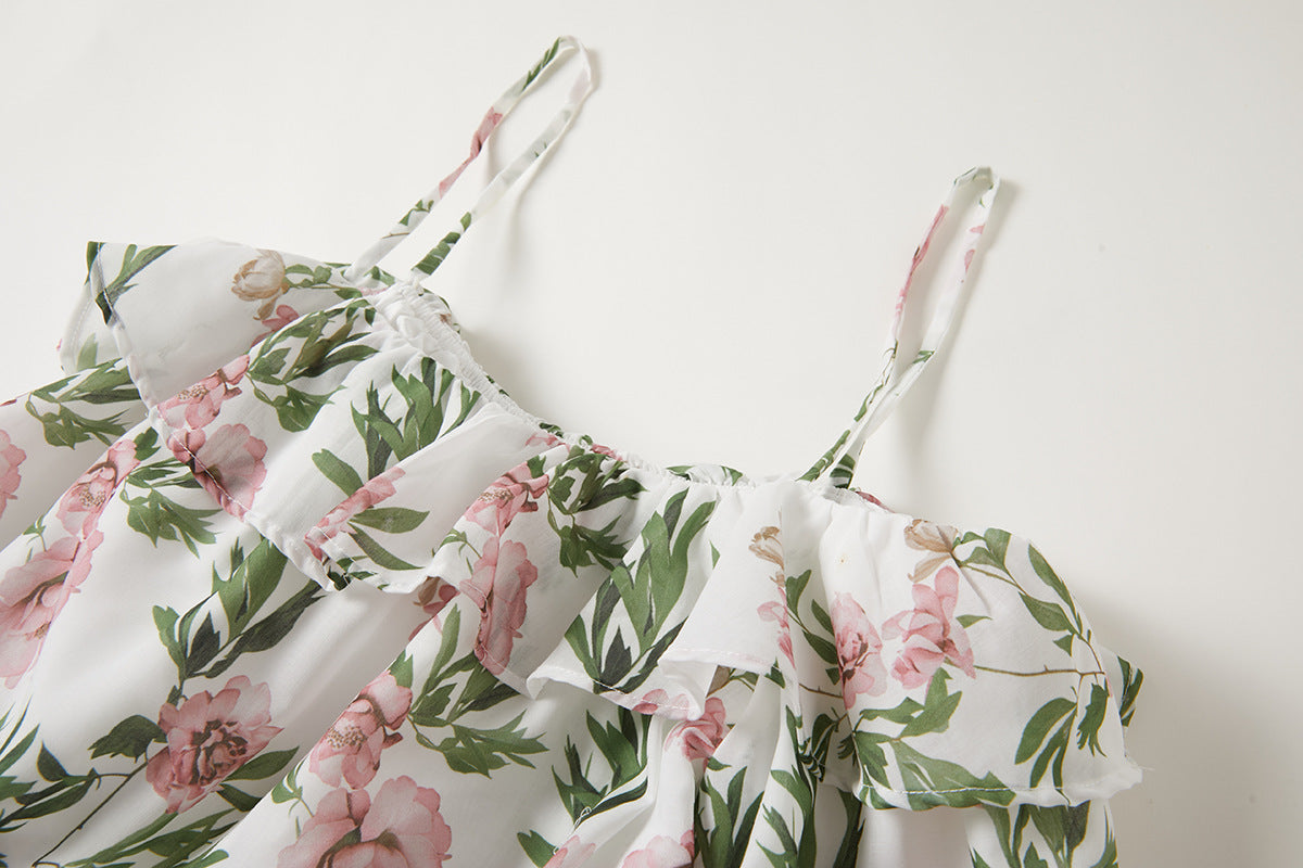 Floral Print Bohemian Beach Two Piece Set - 822089204472_BAS