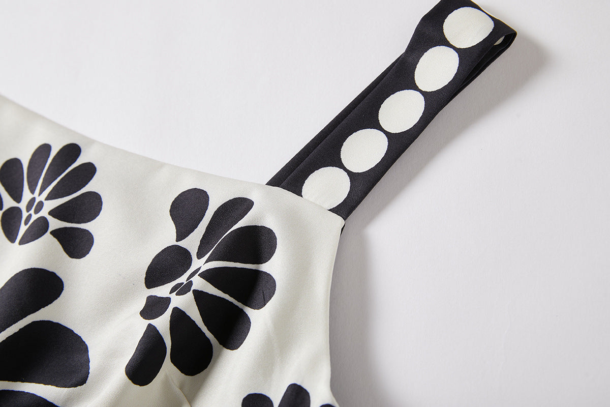 Black and White Beach Party Two Piece Set - 831825771695_BAS