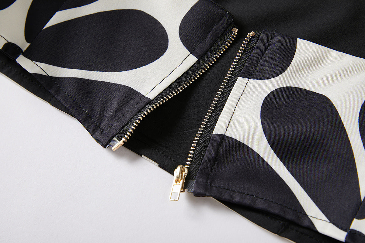 Black and White Beach Party Two Piece Set - 831825771695_BAS