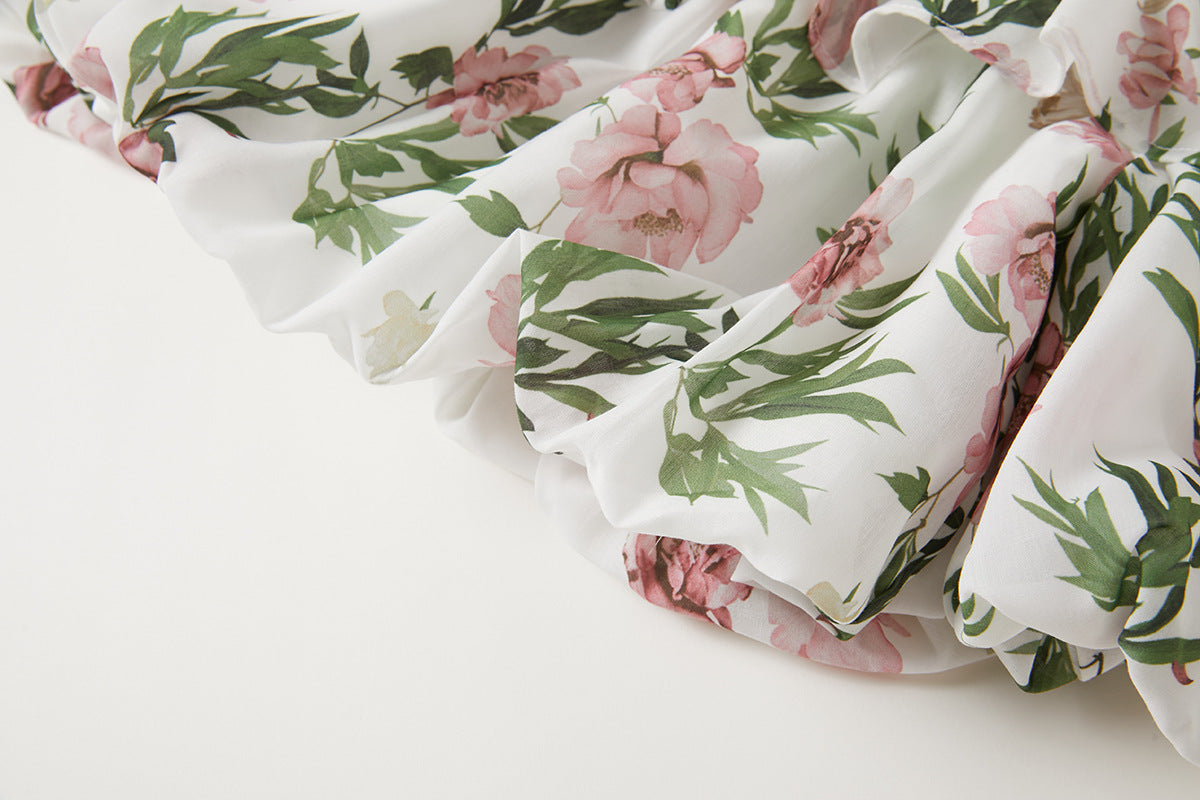 Floral Print Bohemian Beach Two Piece Set - 822089204472_BAS