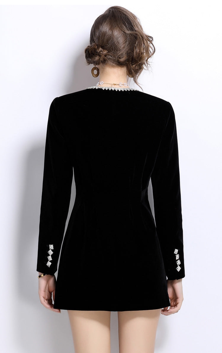 Obsidian Muse Short Jacket Dress