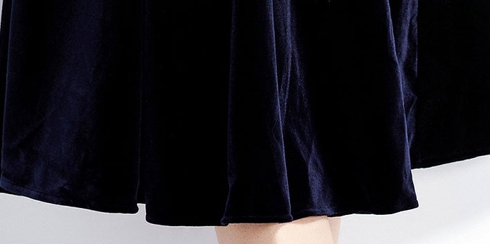 Velvet Monarch Navy Dress