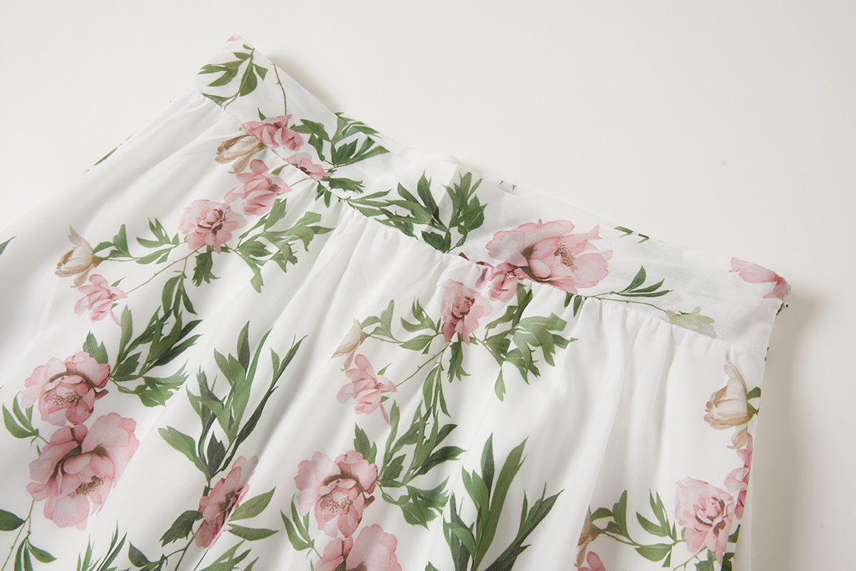 Floral Print Bohemian Beach Two Piece Set - 822089204472_BAS