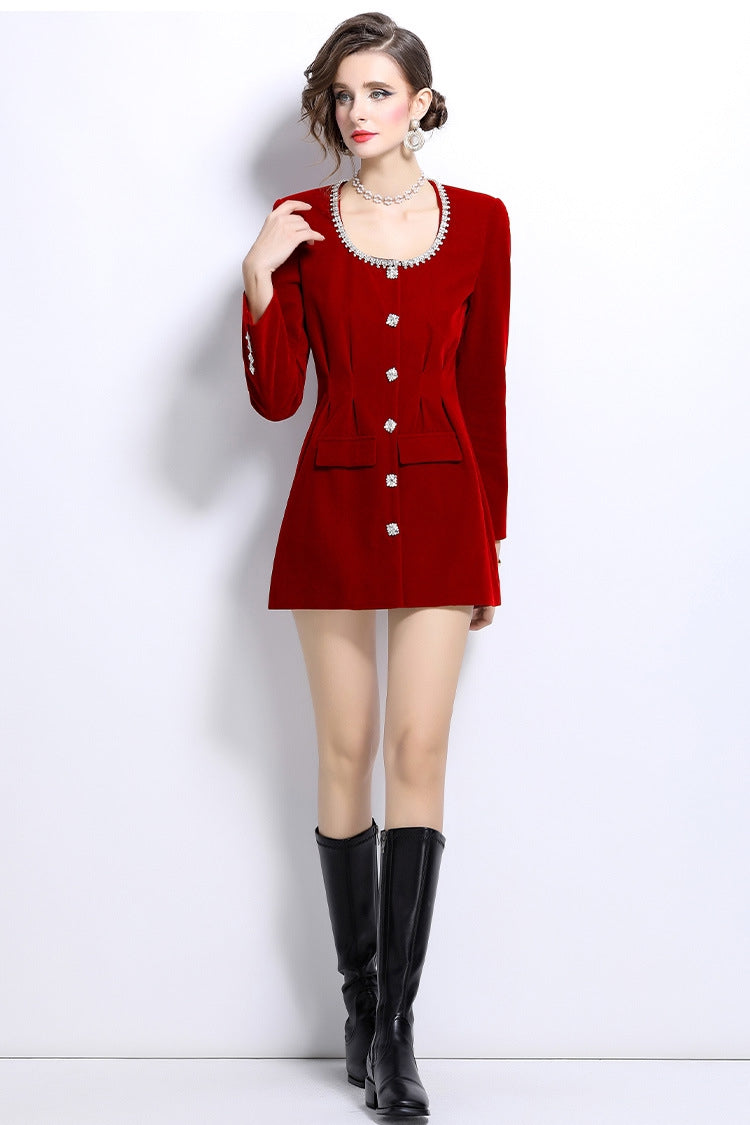 Scarlet Commander Short Jacket Dress