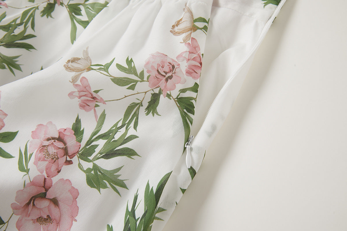 Floral Print Bohemian Beach Two Piece Set - 822089204472_BAS