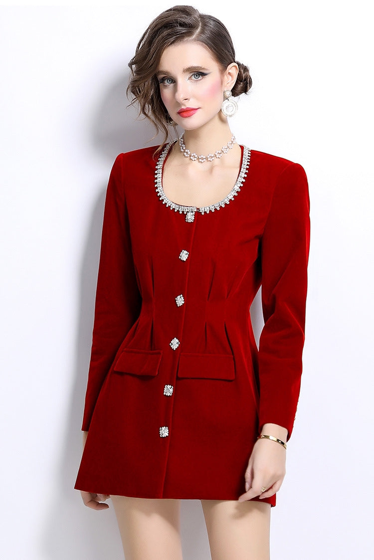 Scarlet Commander Short Jacket Dress