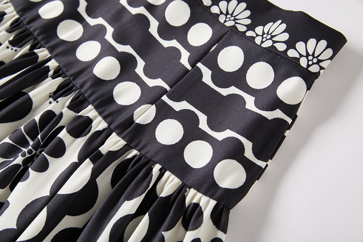 Black and White Beach Party Two Piece Set - 831825771695_BAS