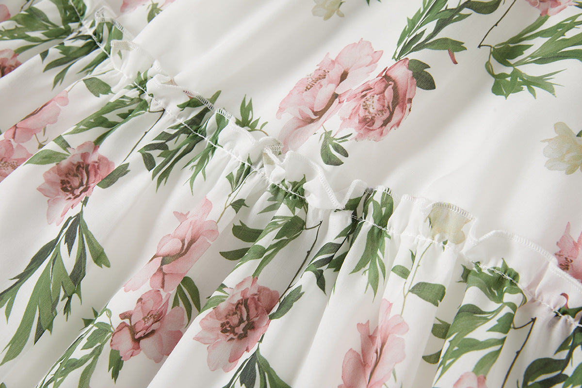 Floral Print Bohemian Beach Two Piece Set - 822089204472_BAS