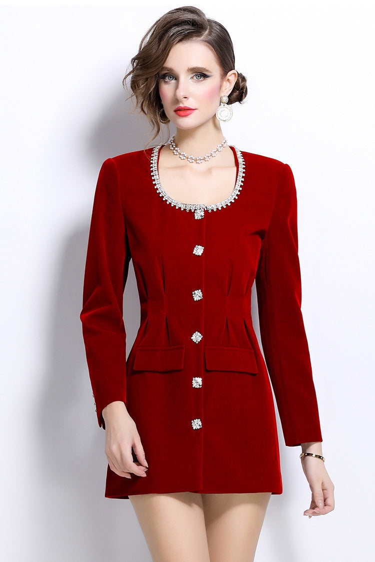 Scarlet Commander Short Jacket Dress