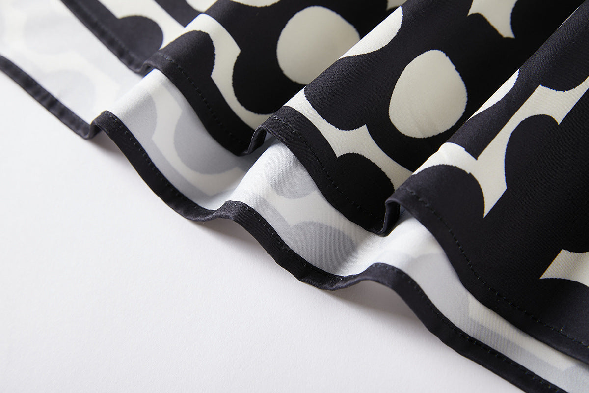 Black and White Beach Party Two Piece Set - 831825771695_BAS