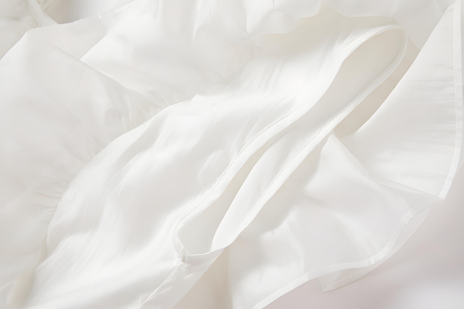 Summer Seaside Vacation French Lace White Long Dress - 812508106214_BAS