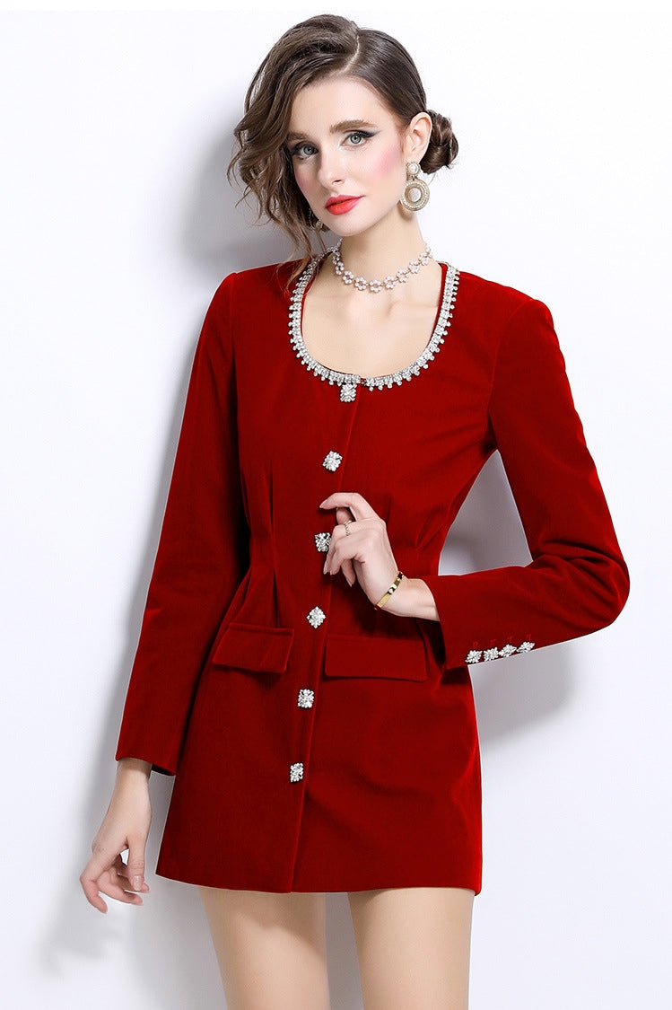 Scarlet Commander Short Jacket Dress
