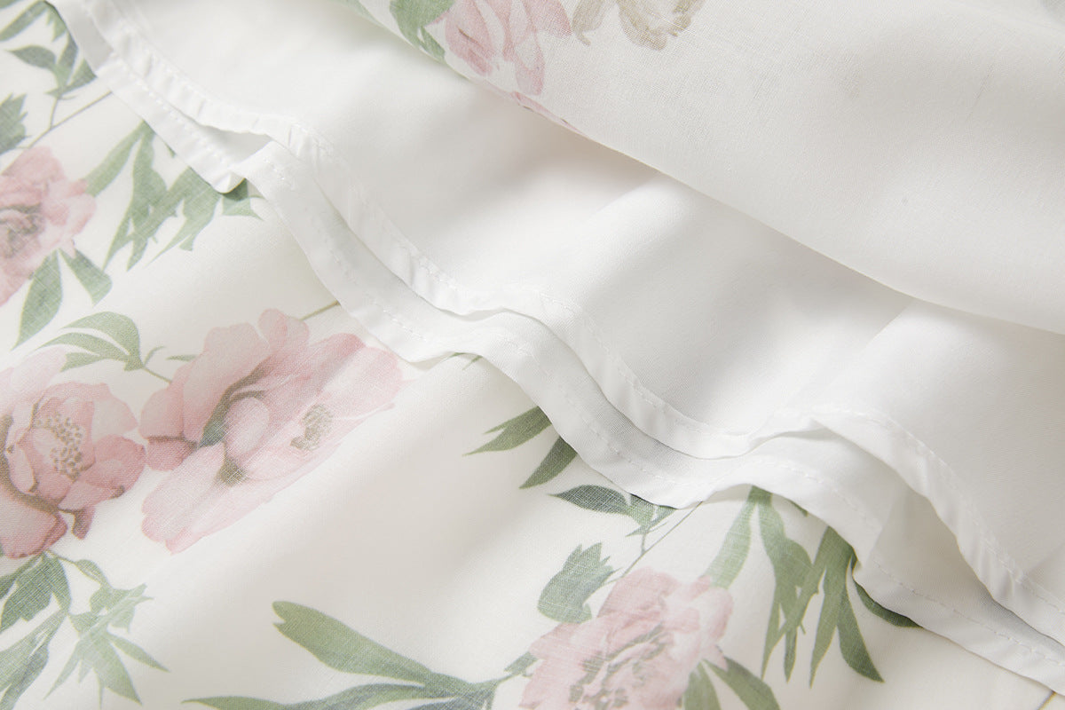 Floral Print Bohemian Beach Two Piece Set - 822089204472_BAS