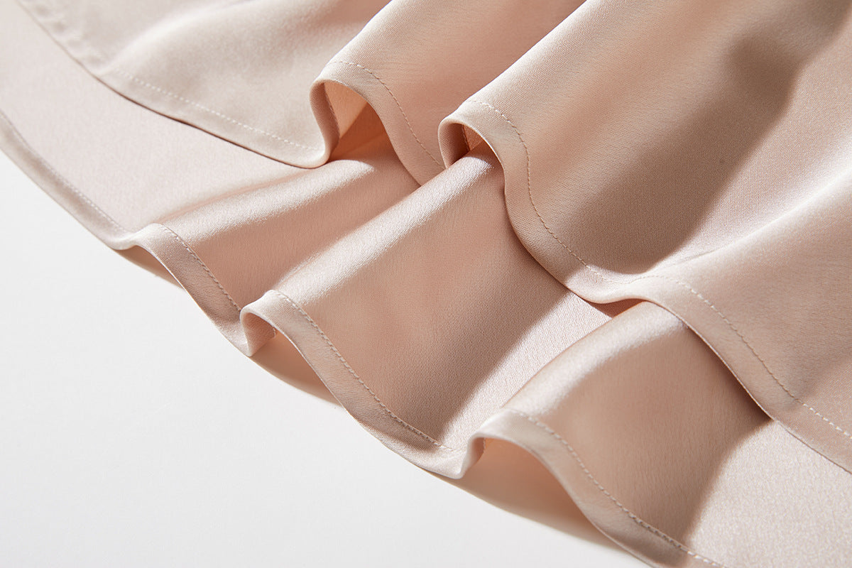 Moonlit Glow Satin Bodyfit Dress