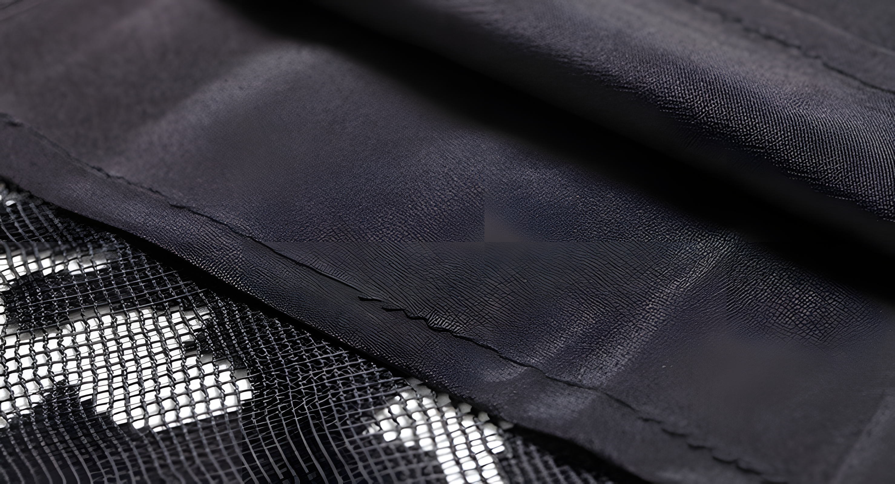 Lace Flocking Boat Neck Fitted Vest Large Hem Skirt Dress - 8999609_BLACK (EOSS)