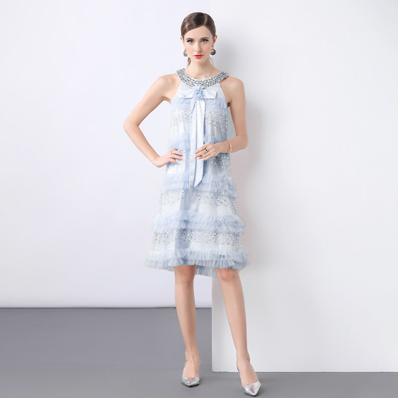 Bluebell Sparkle Tiered Dress