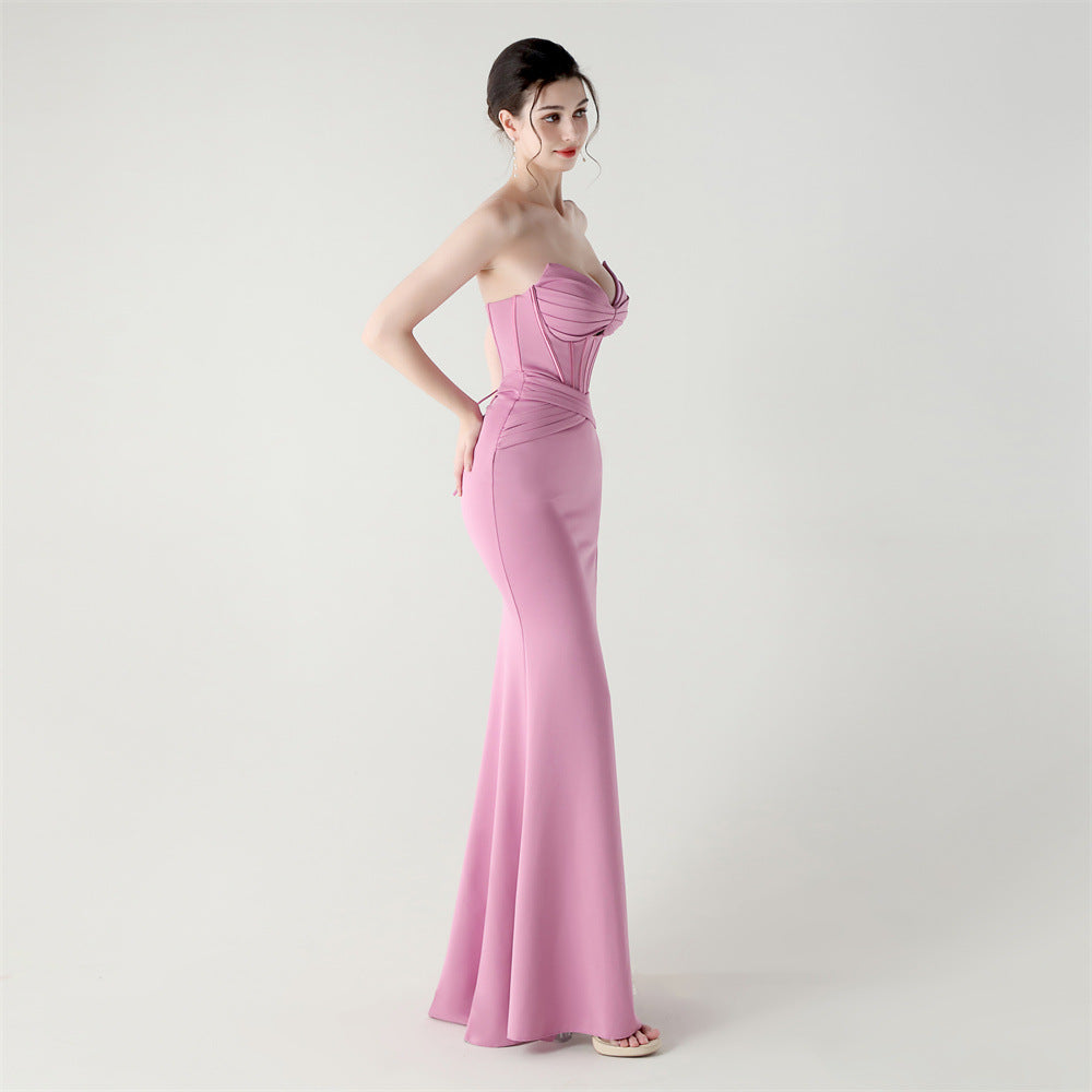 Lilac Allure Fishbone Gown