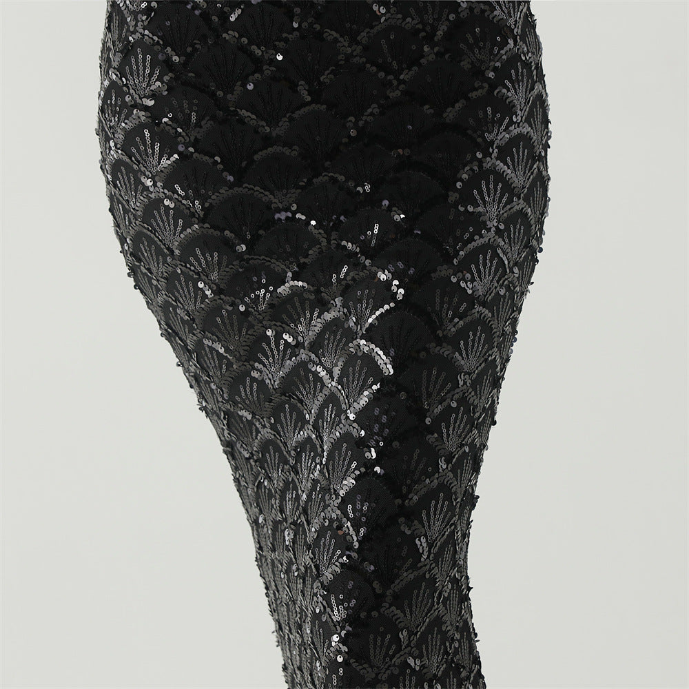 Midnight Majesty Fishtail Gown