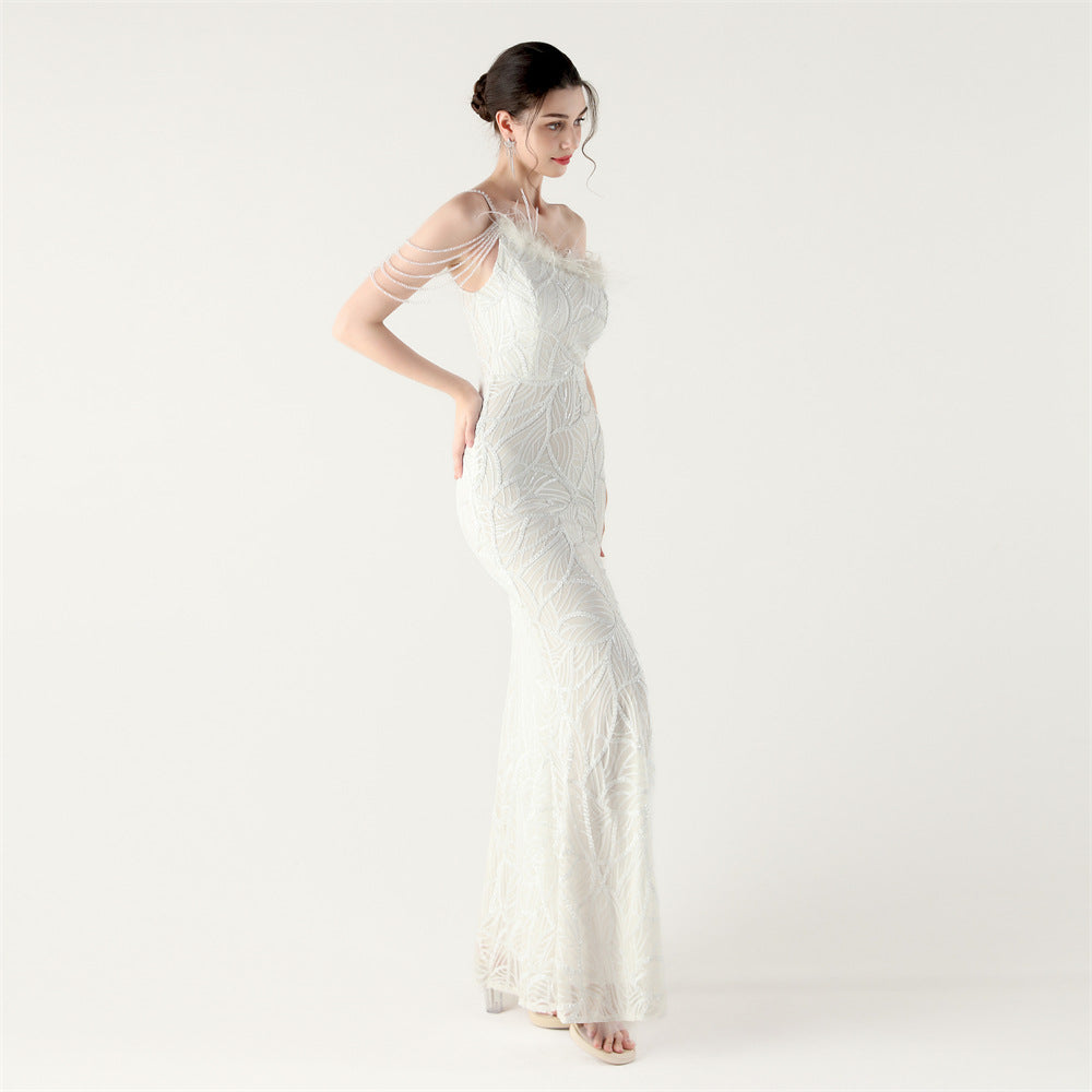 Celeste Beaded Whisper Gown