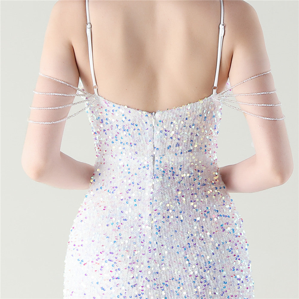 Celestial Pearl Beaded Gown