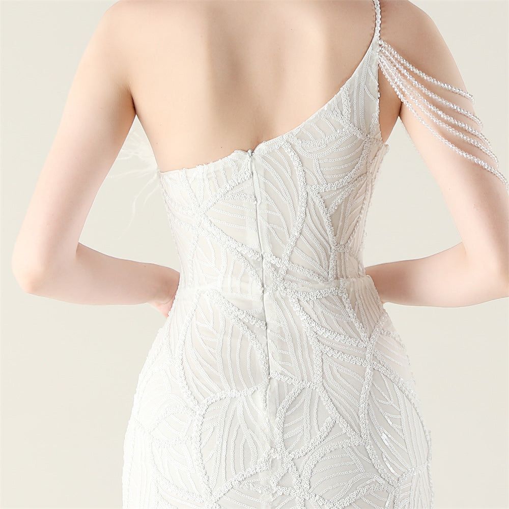 Celeste Beaded Whisper Gown