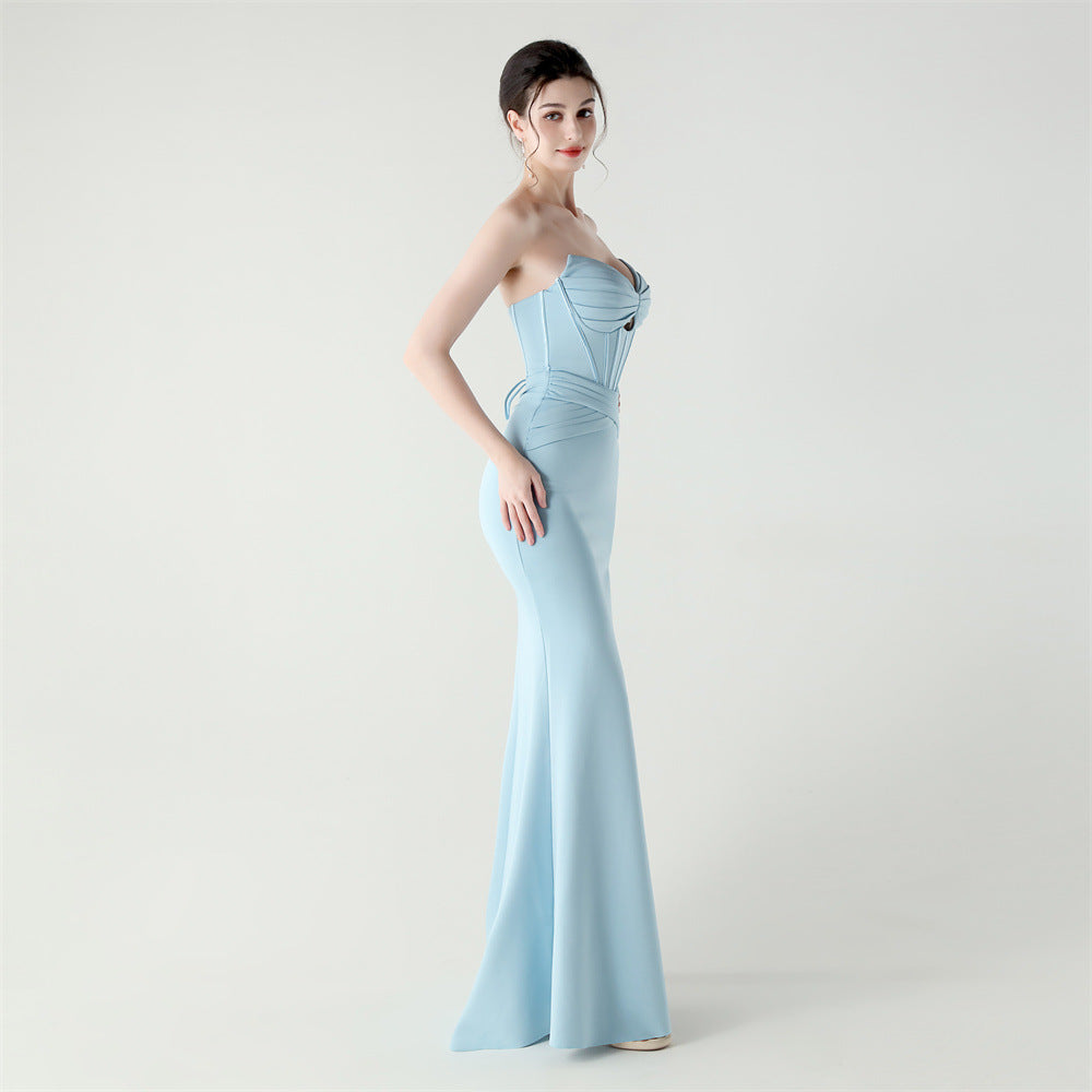 Celeste Charm Fishbone Gown