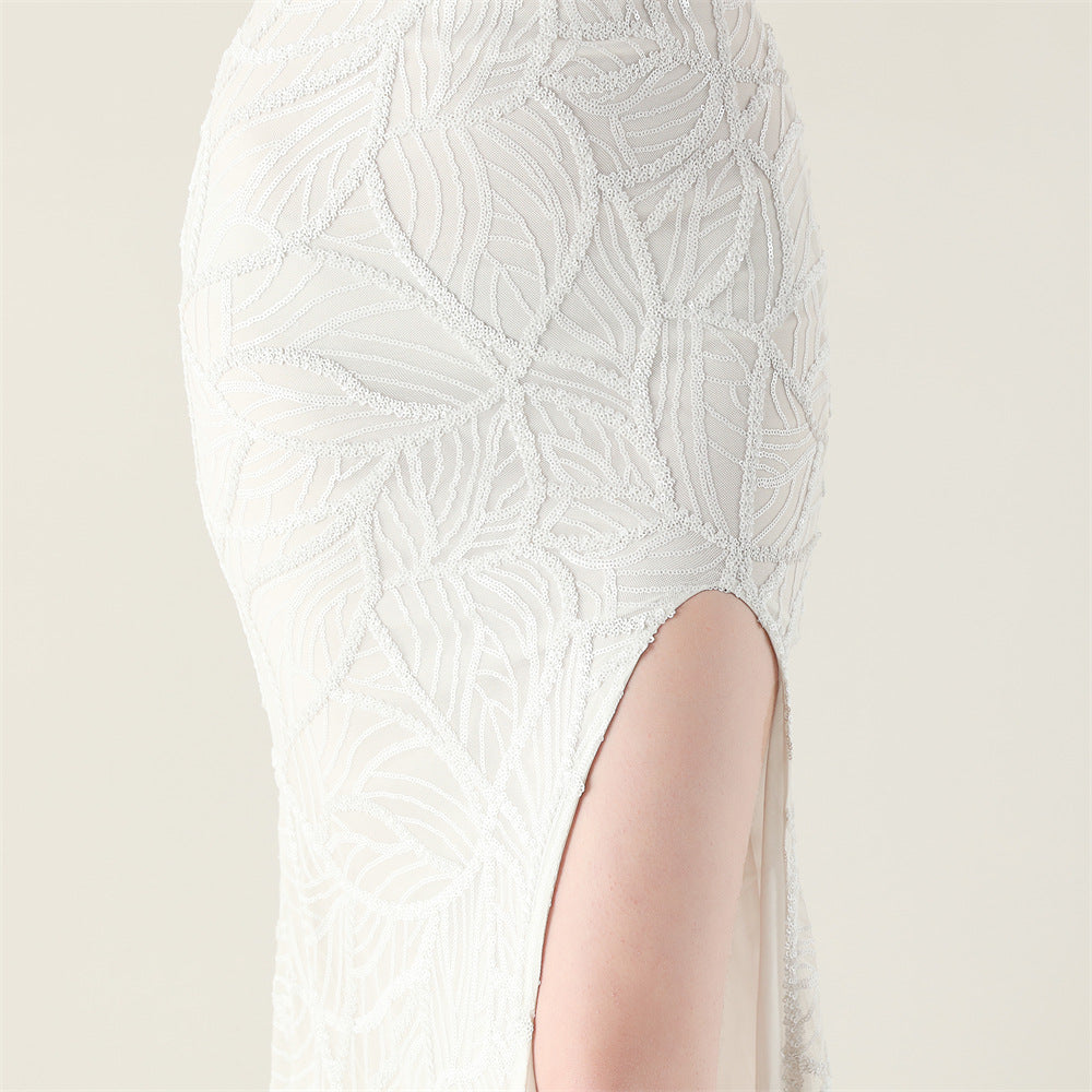 Celeste Beaded Whisper Gown