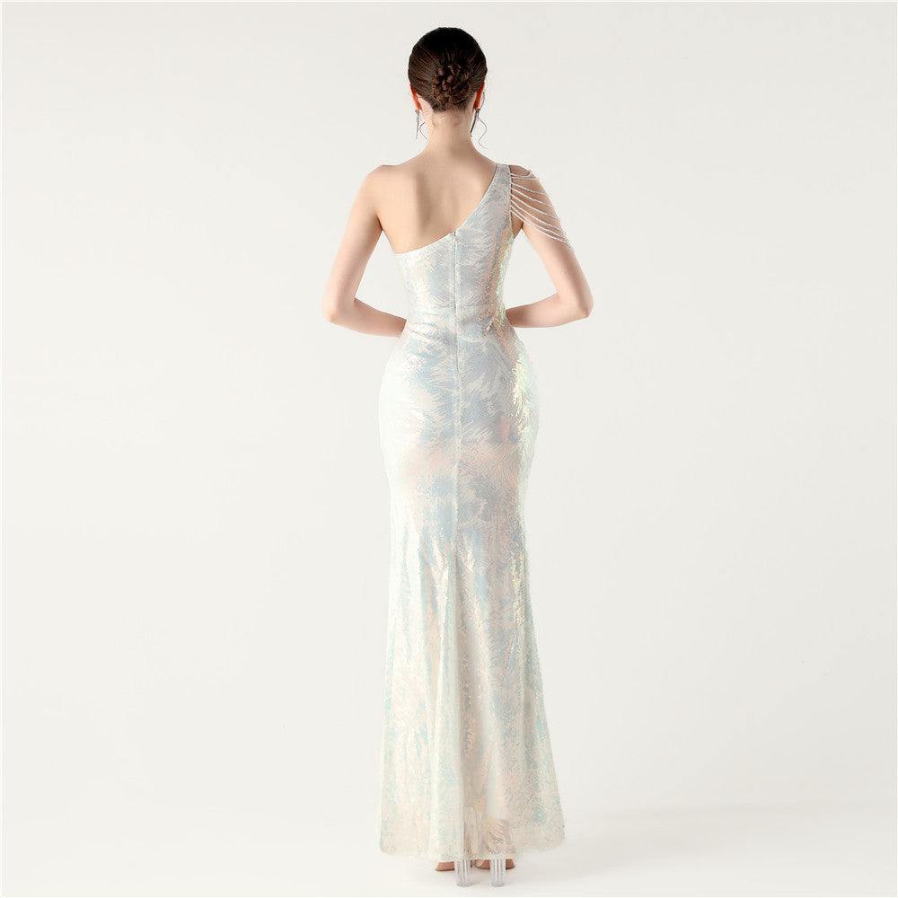 Beaded Moonlit Grace Gown